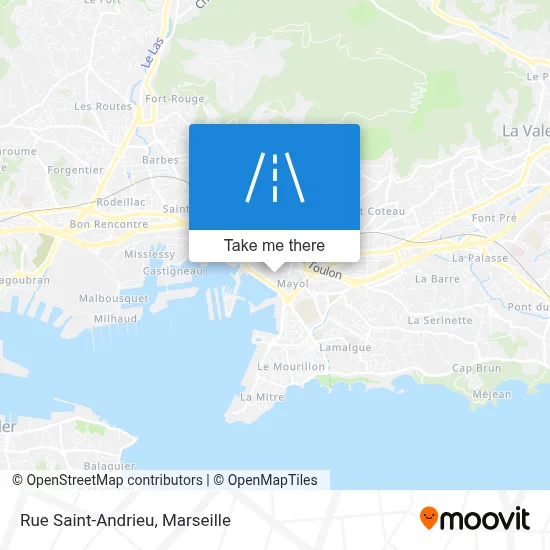 Rue Saint-Andrieu map