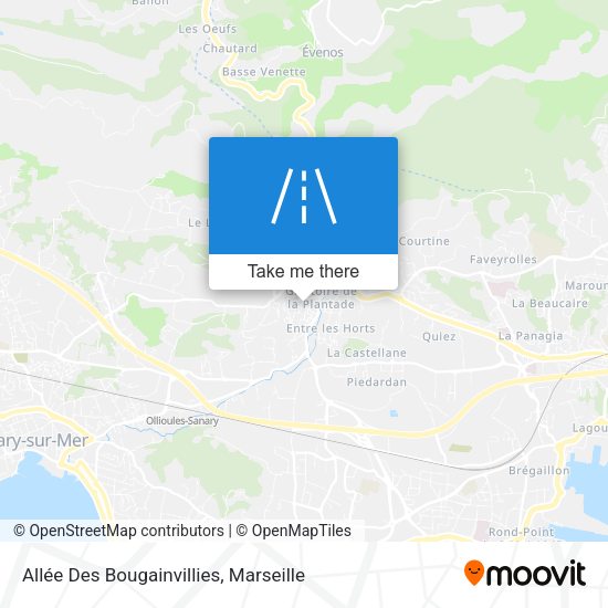 Allée Des Bougainvillies map
