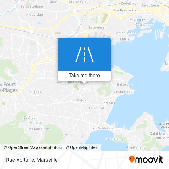 Rue Voltaire map