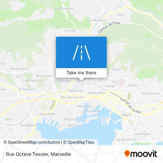 Rue Octave Tessier map