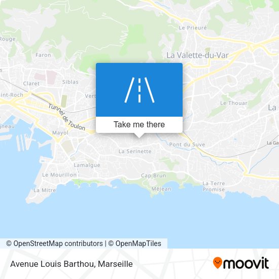 Avenue Louis Barthou map