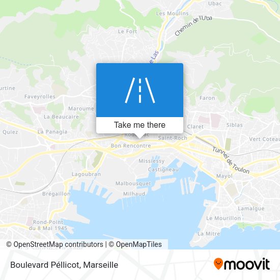 Boulevard Péllicot map
