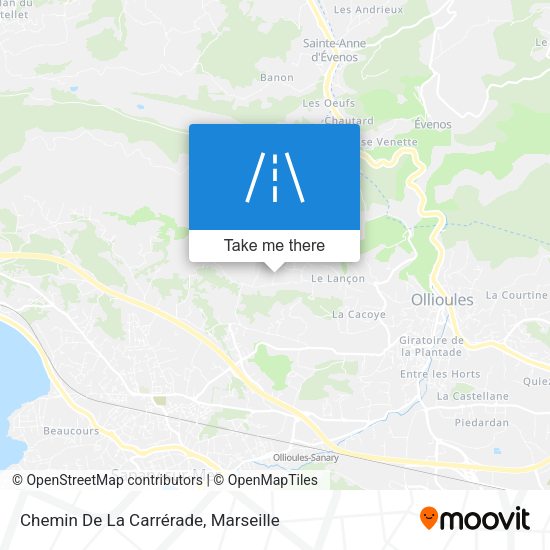Chemin De La Carrérade map