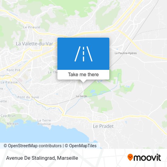 Avenue De Stalingrad map