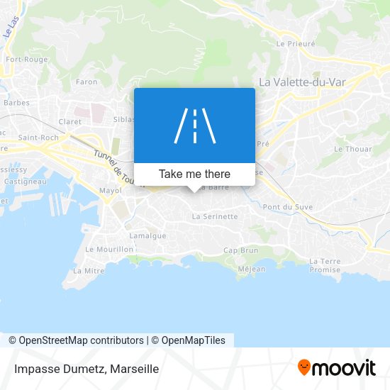 Impasse Dumetz map