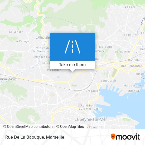 Rue De La Baouque map