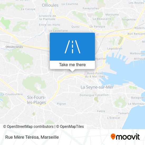 Rue Mère Térésa map