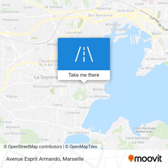 Avenue Esprit Armando map