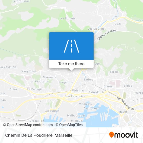 Chemin De La Poudrière map