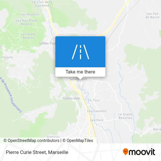 Rue Pierre Curie map