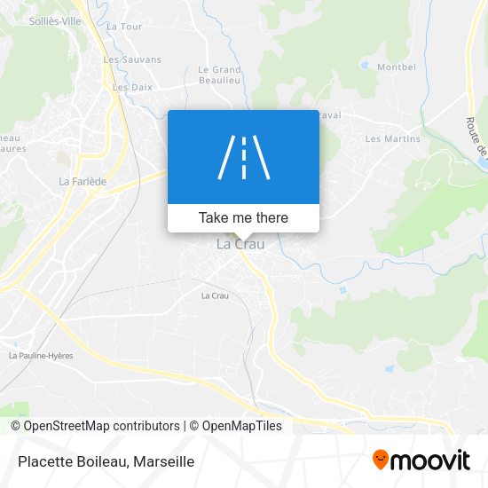Placette Boileau map