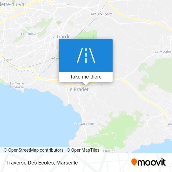 Traverse Des Écoles map