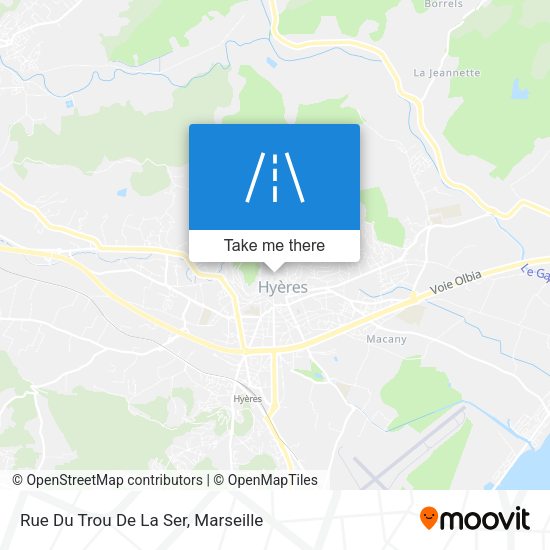 Rue Du Trou De La Ser map