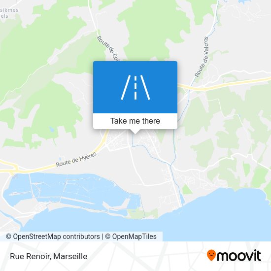 Rue Renoir map