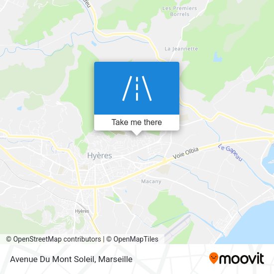 Avenue Du Mont Soleil map