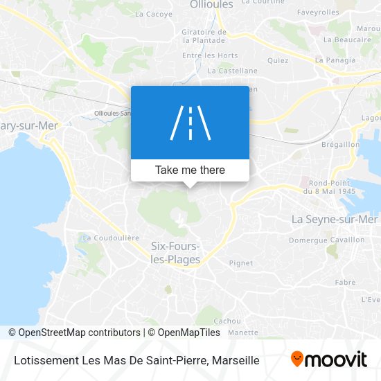 Lotissement Les Mas De Saint-Pierre map