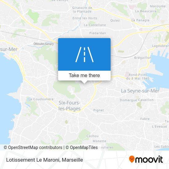 Lotissement Le Maroni map