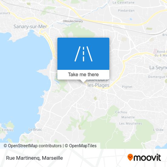 Rue Martinenq map