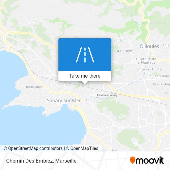 Chemin Des Embiez map