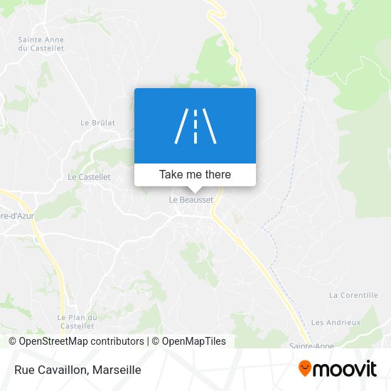 Rue Cavaillon map