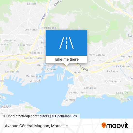 Avenue Général Magnan map