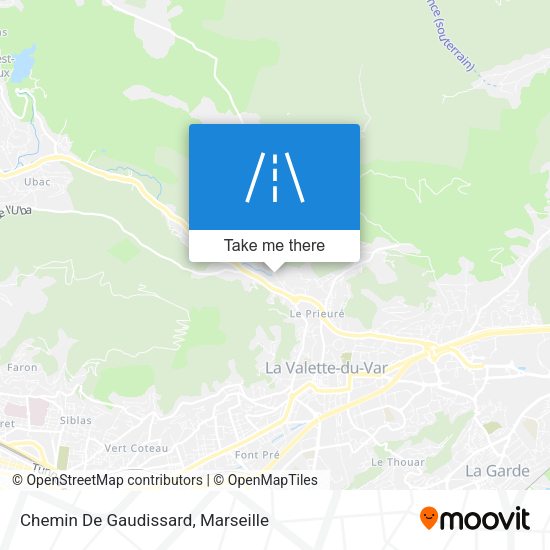 Chemin De Gaudissard map