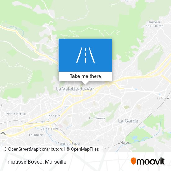 Impasse Bosco map