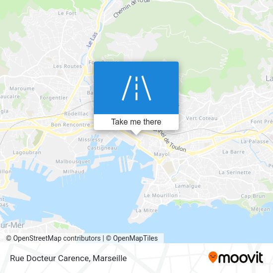 Rue Docteur Carence map