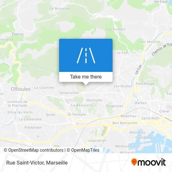 Rue Saint-Victor map