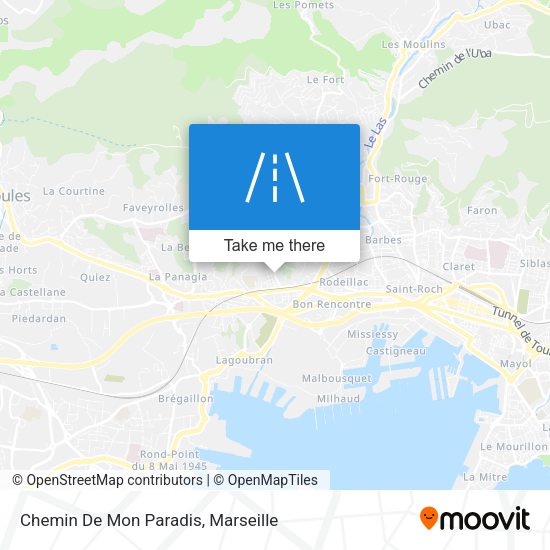 Chemin De Mon Paradis map