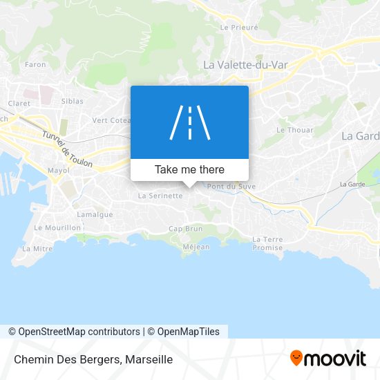 Chemin Des Bergers map