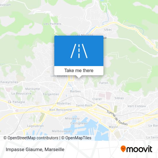 Impasse Giaume map