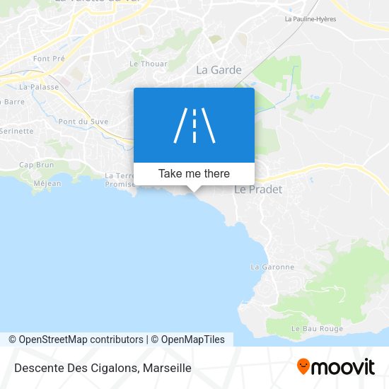 Descente Des Cigalons map