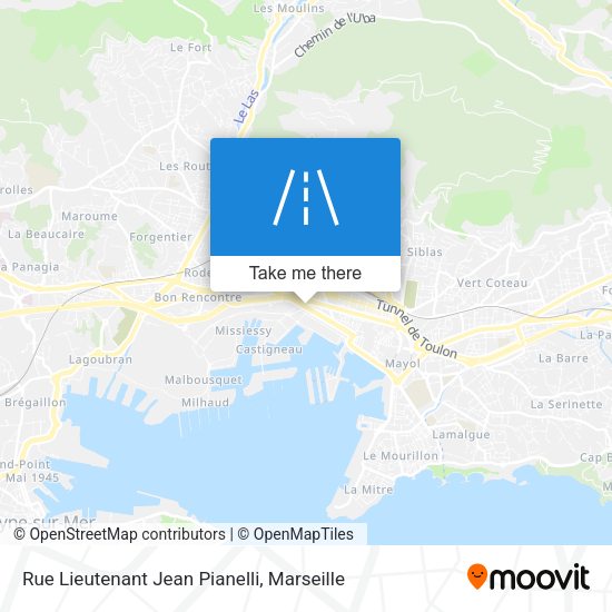Rue Lieutenant Jean Pianelli map