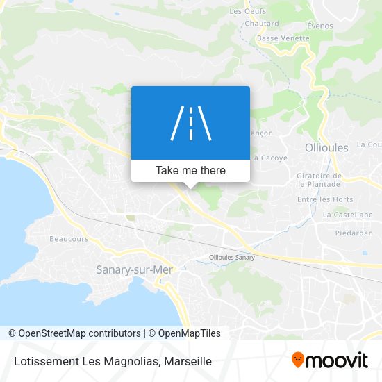 Lotissement Les Magnolias map