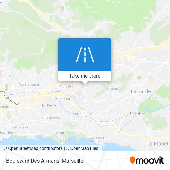 Boulevard Des Armaris map