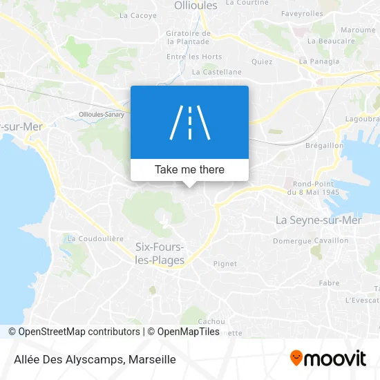 Allée Des Alyscamps map