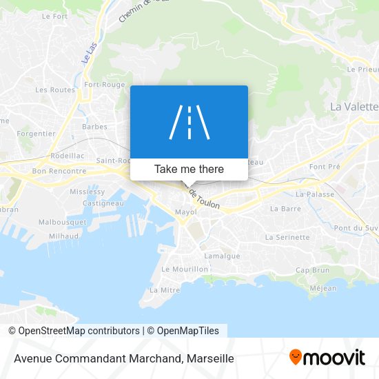 Avenue Commandant Marchand map