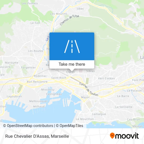 Rue Chevalier D'Assas map