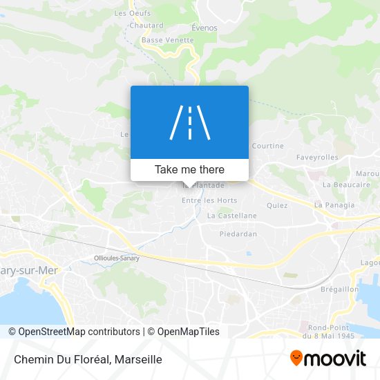 Chemin Du Floréal map