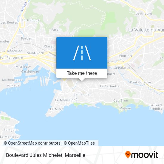 Boulevard Jules Michelet map