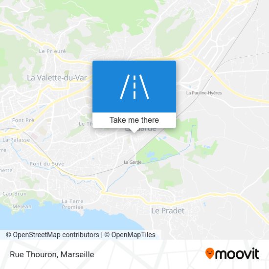 Rue Thouron map