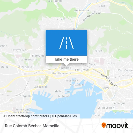 Rue Colomb-Béchar map