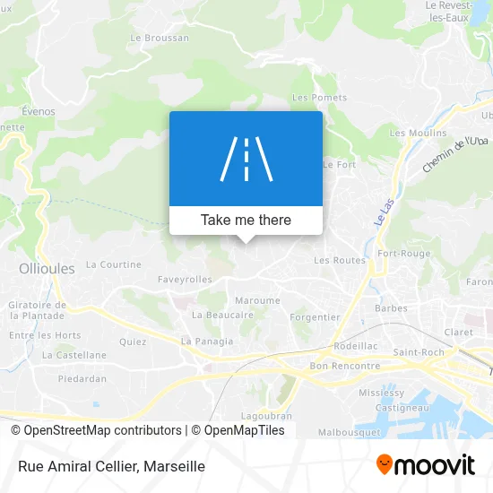 Rue Amiral Cellier map