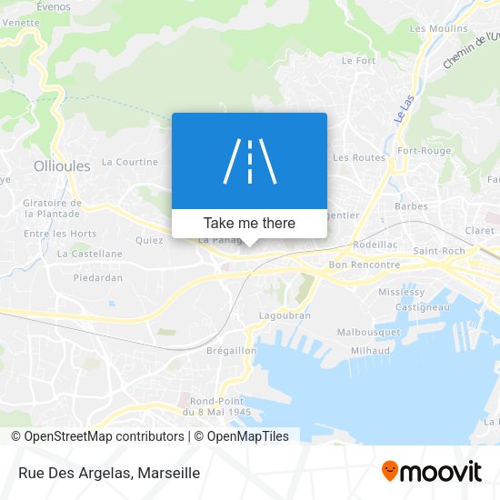 Rue Des Argelas map
