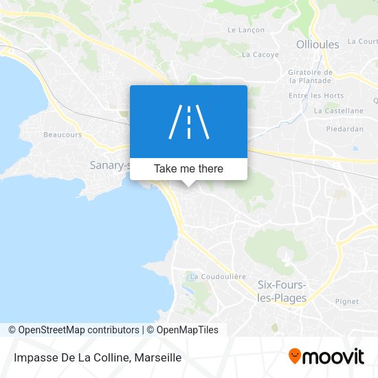 Impasse De La Colline map