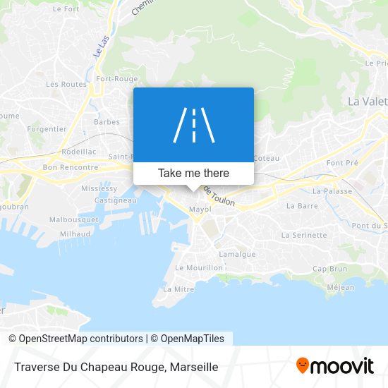 Traverse Du Chapeau Rouge map