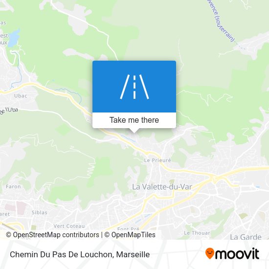 Chemin Du Pas De Louchon map