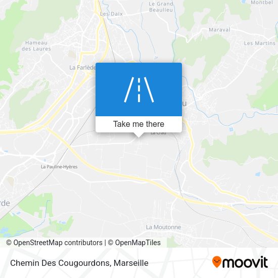 Chemin Des Cougourdons map