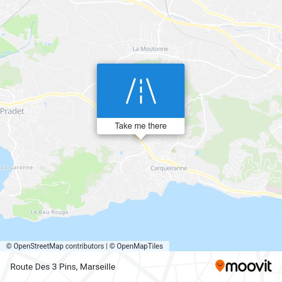 Route Des 3 Pins map